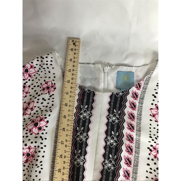 CeCe Women  Floral print Lightweight  Shift Dress Sz. 6 EUC  Summer ResortWear - Picture 5 of 9